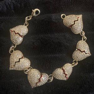 Gold crystal Bracelet